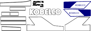 Kobelco SK60 III Decal Set