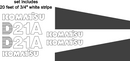 Komatsu D21A-7 Decal Set