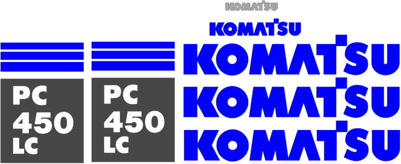 Komatsu PC450-7 Decal Set