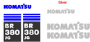 Komatsu BR380 Decal Set