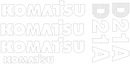 Komatsu D21A-6 Decal Set