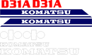 Komatsu D31A-18 Decal Set