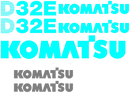 Komatsu D32E-1 Decal Set