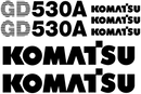 Komatsu GD530A Decal Set
