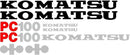 Komatsu PC100-5 Decal Set