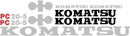 Komatsu PC20-5 Decal Set