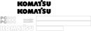 Komatsu PC300-5 Decal Set