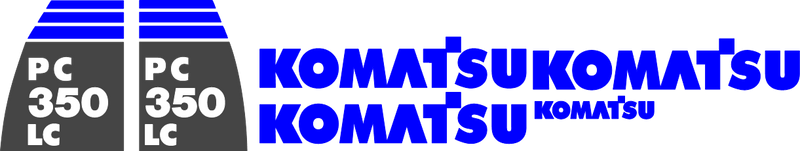 Komatsu PC350 LC-8 Decal Set