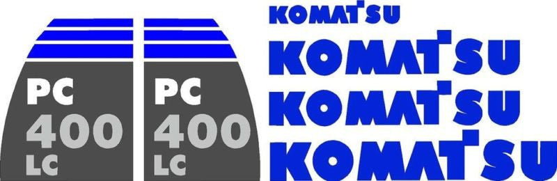 Komatsu PC400 LC-8 Decal Set