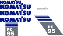 Komatsu PC95 Decal Set