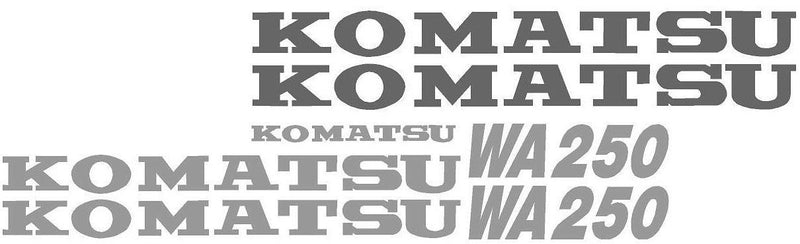 Komatsu WA250-3 Decal Set