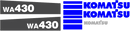 Komatsu WA430-6 Decal Set