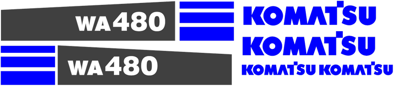 Komatsu WA480-5 Decal Set