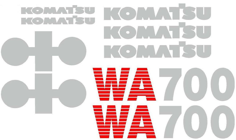 Komatsu WA700-1 Decal Set