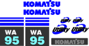 Komatsu WA95-3H Decal Set
