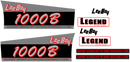 Leeboy 1000B  Decal Set