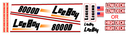 Leeboy 8000D  Decal Set