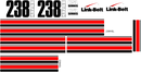 Linkbelt 238HSL Decal Set