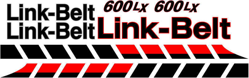 Linkbelt 600 LX MH Decal Set