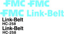 Linkbelt HC258 Decal Set