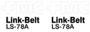 Linkbelt LS78 Decal Set