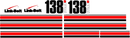 Linkbelt 138H 5 Decal Set