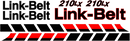 Linkbelt 210 LX Decal Set