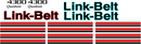 Linkbelt 4300Q Decal Set