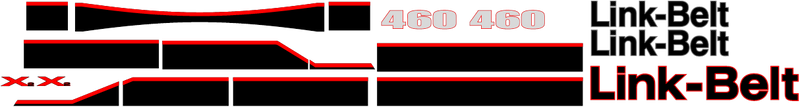 Linkbelt 460 X2 Decal Set