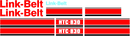 Linkbelt HTC830 Decal Set
