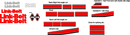 Linkbelt HTC8670 Decal Set