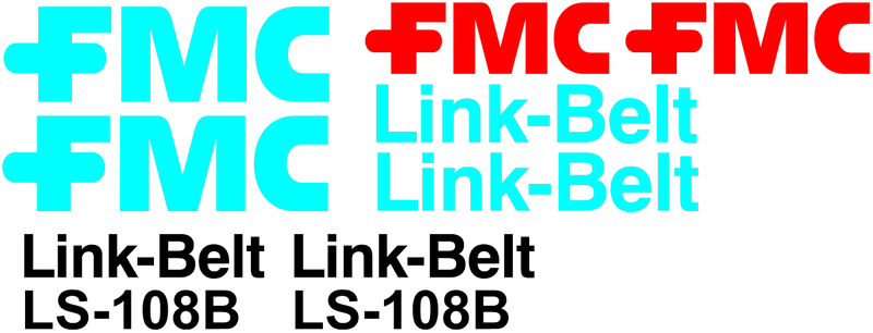 Linkbelt LS108B Decal Set