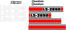 Linkbelt LS2650 Decal Set