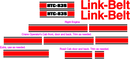 Linkbelt HTC835 Decal Set
