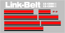 Linkbelt LS138H II Decal Set