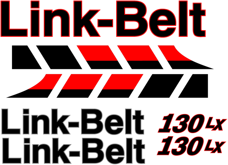Linkbelt 130 LX Decal Set