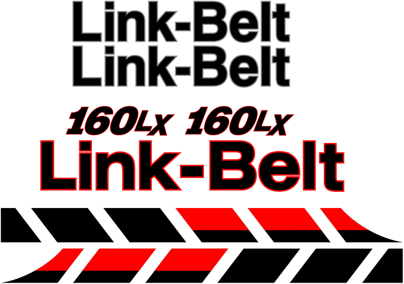 Linkbelt 160 LX Decal Set
