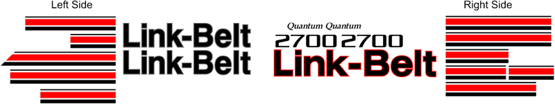 Linkbelt 2800Q Decal Set
