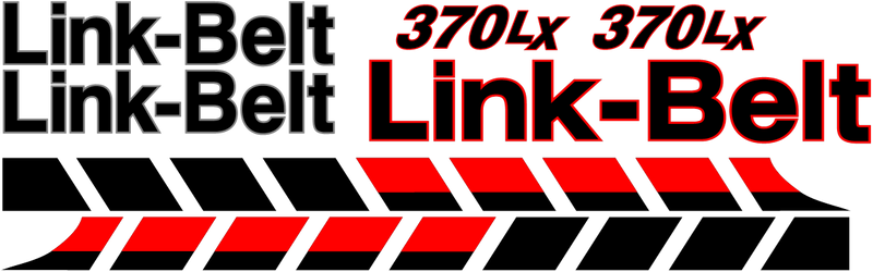 Linkbelt 370 LX TL Decal Set