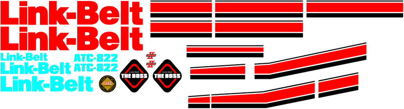 Linkbelt ATC 822 Decal Set