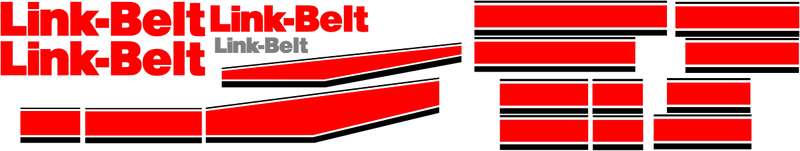 Linkbelt HT8675 II Decal Set