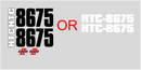 Linkbelt HTC8675 Decal Set