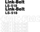 Linkbelt LS518 Decal Set