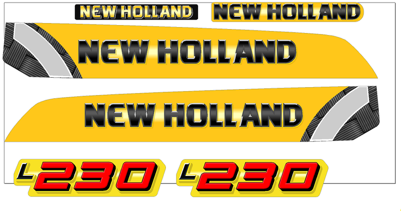 New Holland L230 Decal Set