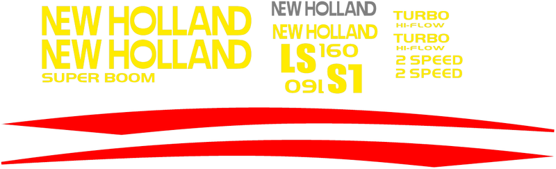 New Holland LS160  Decal Set
