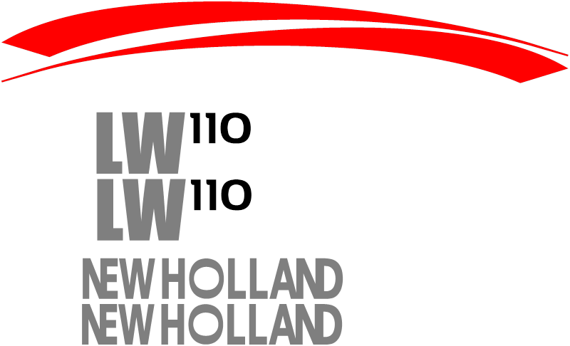 New Holland LW110 Decal Set