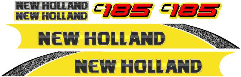 New Holland C185 Decal Set