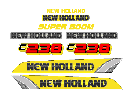 New Holland C238 Decal Set