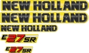 New Holland E27SR Decal Set
