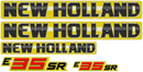 New Holland E35SR Decal Set
